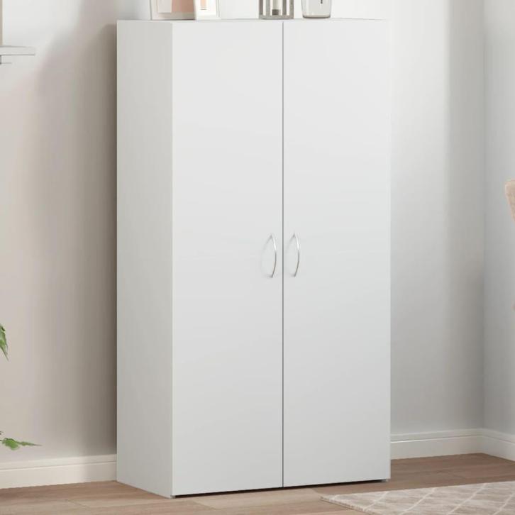 vidaXL Archiefkast 60x32x115 cm bewerkt hout wit, Huis en Inrichting, Kasten | Overige, Nieuw, Verzenden