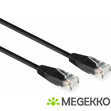 ACT Zwart 15,0 meter U/UTP CAT6 patchkabel met RJ45, Verzenden