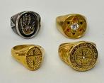 4 Spirituele ringen: Davidster, Tempelierskruis, Heilige