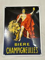 Emaille bord - Biere champigneulles - Emaille