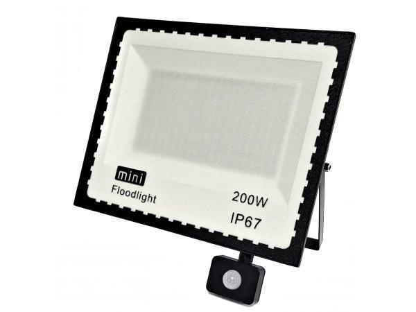 Veiling - LED Schijnwerper met Bewegingssensor -200W- Floodl, Jardin & Terrasse, Éclairage extérieur