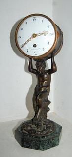 Figurale pendule - Brons - 1750-1800, Antiek en Kunst