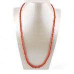 Koraal - Zilver - Halsketting - Italiaanse ambacht, Antiek en Kunst