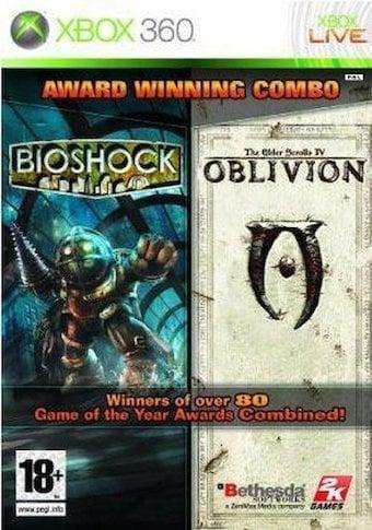 Bioshock + Oblivion Double Pack (Xbox 360 Games) (Xbox 360), Games en Spelcomputers, Games | Xbox 360, Zo goed als nieuw, Ophalen of Verzenden