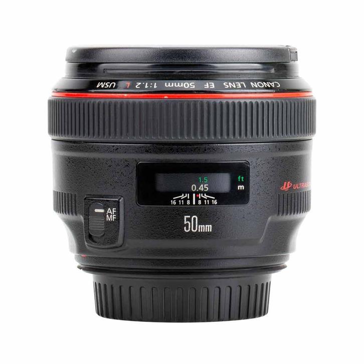 Canon EF 50mm F1.2 L USM met garantie, Audio, Tv en Foto, Foto | Lenzen en Objectieven, Verzenden