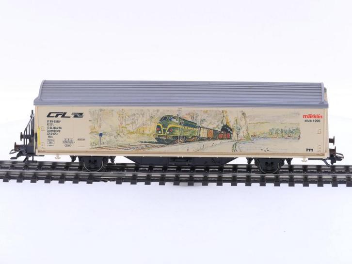 Schaal H0 Märklin 4735.002 gesloten goederenwagon van de..., Hobby en Vrije tijd, Modeltreinen | H0, Wisselstroom, Analoog, Gebruikt