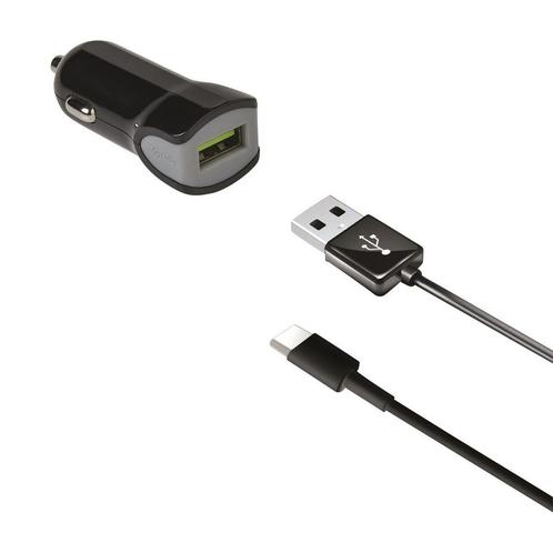 Celly Auto Telefoonlader 2.4A USB-C, Télécoms, Chargeurs de voiture, Enlèvement ou Envoi