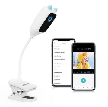 Wifi babyfoon 2K camera kinderkamer baby foon + APP 360 grad beschikbaar voor biedingen