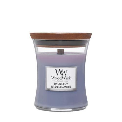 WoodWick Candle Lavender Spa Medium (Geurkaarsen), Handtassen en Accessoires, Uiterlijk | Lichaamsverzorging, Nieuw, Verzenden