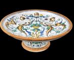 Centre de table - Majolique - Alzatina en maiolique, Antiek en Kunst, Antiek | Glaswerk en Kristal