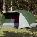vidaXL Tent met luifel 4-persoons waterdicht groen, Caravans en Kamperen, Tenten, Verzenden, Nieuw