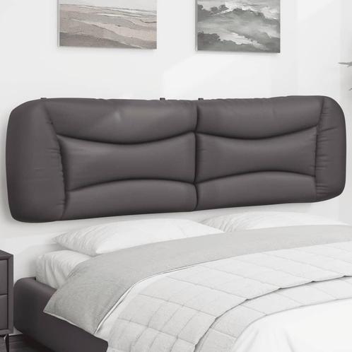 vidaXL Hoofdbordkussen 180 cm kunstleer grijs, Huis en Inrichting, Slaapkamer | Bedden, Nieuw, Verzenden