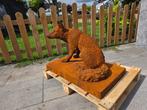 Beeld, Large Fox 67cm 47kg - 49 cm - Gietijzer - 2026