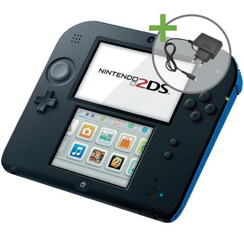 Nintendo 2DS - Black/Blue (Electric Blue), Games en Spelcomputers, Spelcomputers | Nintendo 2DS en 3DS, Verzenden