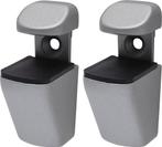 Duraline MiniClip - Wandelement - Grijs - Metaal - Set van 2, Verzenden