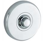 Beldrukker Vivo glans chroom, Klink of Kruk