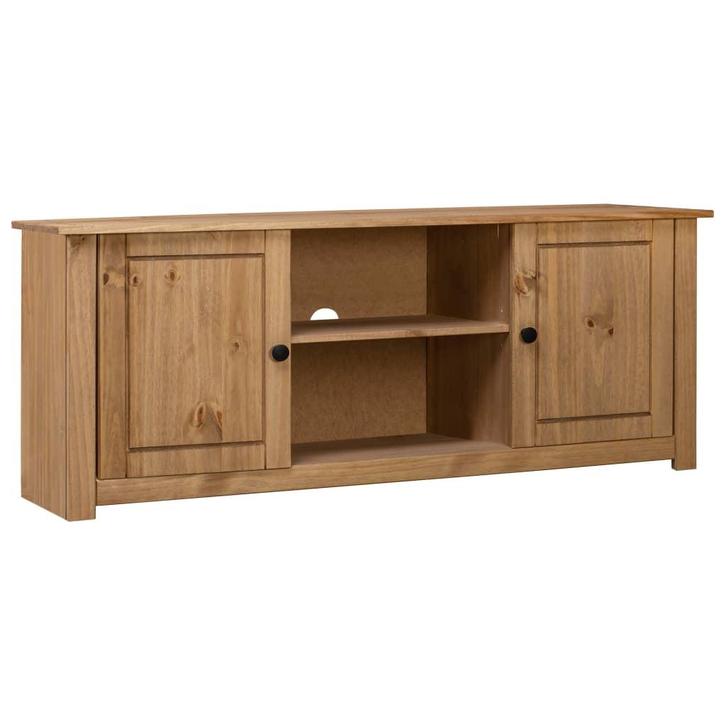 vidaXL Tv-kast Panama Range 120x40x50 cm massief grenenhout, Huis en Inrichting, Kasten |Televisiemeubels, Nieuw, Verzenden