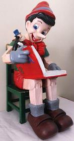 Handcrafted - Vintage Pinokkio met Boek Jiminy Cricket immie, Nieuw