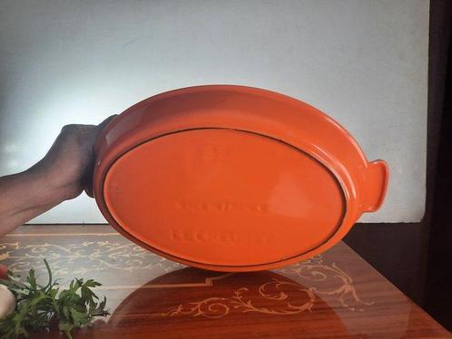 Pan - grote ovale pan Le Creuset ( Cousances) - Emaille,, Antiek en Kunst, Antiek | Keukengerei