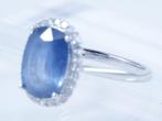 Zonder Minimumprijs - Ring Platina - 4.76ct. tw. Saffier -, Nieuw