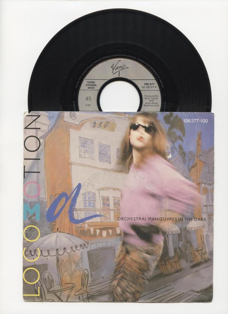 Orchestral Manœuvres In The Dark (OMD) – Locomotion / Her Bo, CD & DVD, Vinyles Singles, Enlèvement ou Envoi
