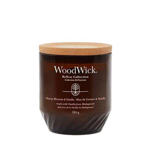 WoodWick ReNew Candle Cherry Blossom & Vanilla Medium, Handtassen en Accessoires, Uiterlijk | Lichaamsverzorging, Nieuw, Verzenden