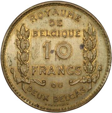 België. Albert I. 10 Francs/2 Belga ESSAI / PATTERN - 1930