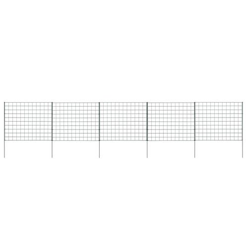 vidaXL Schuttingset 77,5x64 cm groen, Tuin en Terras, Tuinhekken en Hekwerk, Nieuw, Verzenden