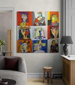 Pablo Picasso Works Decoratief paneel op katoenen stof -, Antiek en Kunst