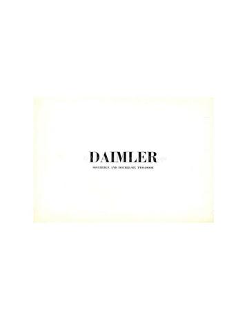 1974 DAIMLER SOVEREIGN / DOUBLE-SIX TWO-DOOR BROCHURE ENGELS, Ophalen of Verzenden