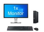 Dell OptiPlex 3060 Micro i5 8e Gen incl. 1 Monitor + 2 jaar, Nieuw, Ophalen of Verzenden