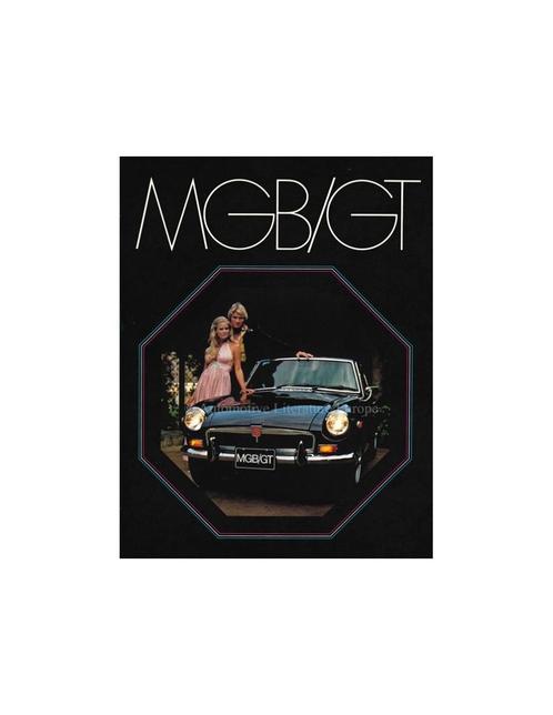 1972 MG MGB GT BROCHURE ENGELS, Boeken, Auto's | Folders en Tijdschriften