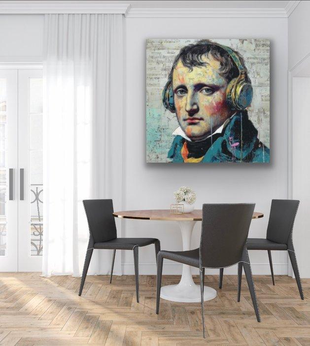 Eric Brumette - DJ NAPOLEON SAVED MY LIFE - Toile L, Antiek en Kunst, Kunst | Designobjecten