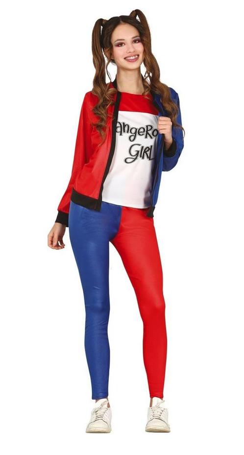 Harley Quinn Halloween Kostuum Meisje, Hobby & Loisirs créatifs, Articles de fête, Envoi