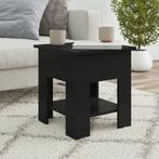 vidaXL Salontafel 40x40x42 cm bewerkt hout zwart, Huis en Inrichting, Tafels | Salontafels, Verzenden, Nieuw