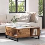 vidaXL Salontafel Oud hout 80 x 80 x 36.5 cm Bewerkt hout, Huis en Inrichting, Tafels | Salontafels, Verzenden, Nieuw