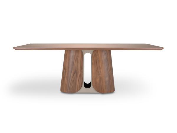 Veiling - Eettafel Walnoot 220x110x76 - Rechthoek ronde rand, Huis en Inrichting, Tafels | Eettafels