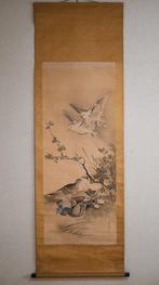 Vijf Vogels - DuifDuif - hangende rol - Handgeschilderd op