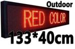 SALE! Rode professionele LED lichtkrant 40*133cm, Huis en Inrichting, Nieuw, Verzenden