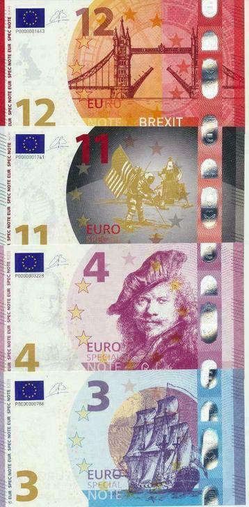 3-4-11-12 Euro biljetten!