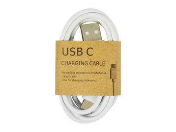 GrabNGo Laadkabel USB-C Wit, Autos : Divers, Carkits, Ophalen of Verzenden