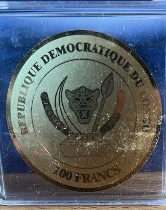 Congo. 100 Francs 2020 Panda - 1/200 Oz (.999) (Zonder, Postzegels en Munten, Munten | Europa | Niet-Euromunten