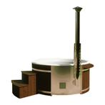 Thermowood houtgestookte hottub voor 4-6 personen, Tuin en Terras, Verzenden, 200 tot 300 cm, 80 tot 120 cm, Rond