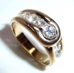 Ring - 18 karaat Geel goud - 1.10ct. tw. Diamant