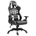 vidaXL Gamestoel kunstleer wit