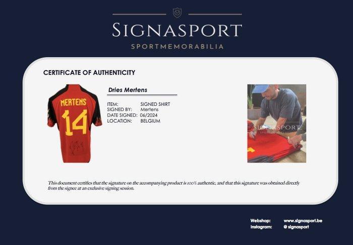 Belgium - Mertens - 2022 - Voetbalshirt, Verzamelen, Overige Verzamelen