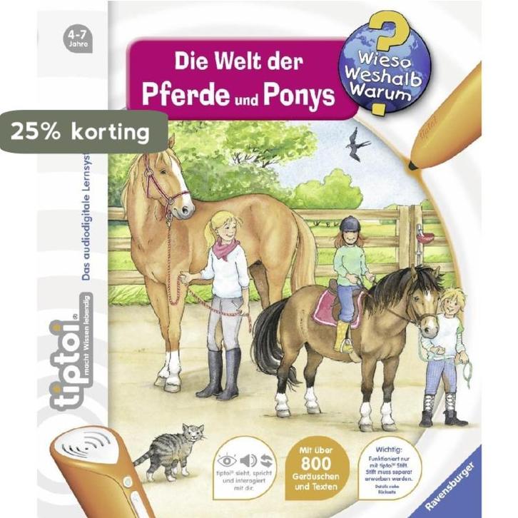 tiptoi® Die Welt der Pferde und Ponys - Duitstalig -, Boeken, Taal | Duits, Gelezen, Verzenden