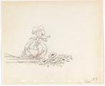 Walt Disney - 1 Original preliminary drawing - Donald Duck -, Verzamelen, Nieuw
