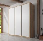 Kledingkast - Wit - Eiken - 166x53x197 - Garderobekast