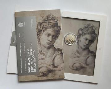 San Marino. 2 Euro 2025 Michelangelo (2 coins) (Zonder beschikbaar voor biedingen